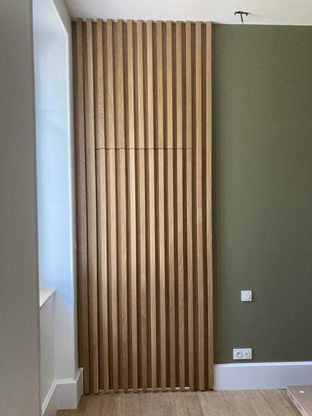 Porte intérieure bois rustique design Moulins