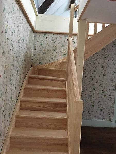 Escalier bois Moulins