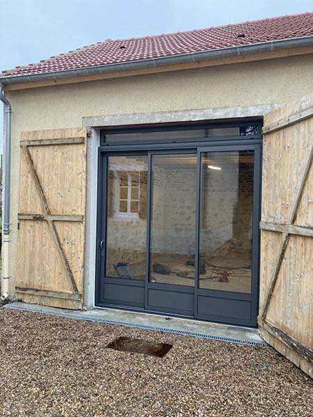 Porte alu sur mesure Moulins