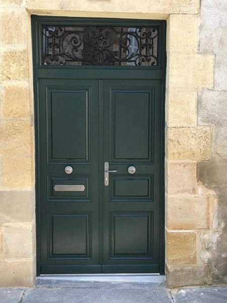 Porte moderne bois Moulins