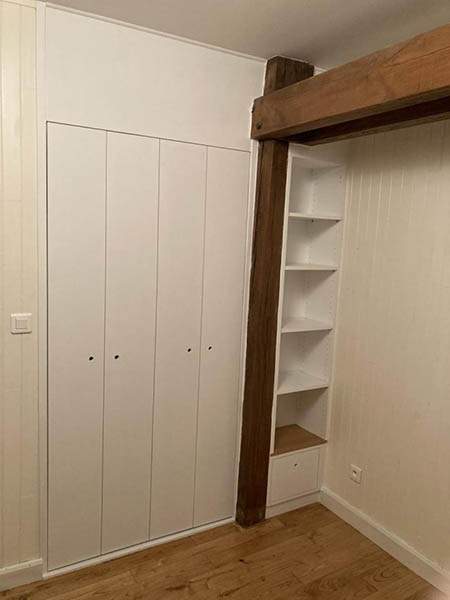 Dressing moderne bois Moulins