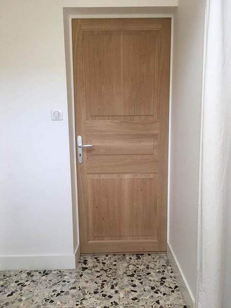 Porte intérieure bois contemporaine design Moulins