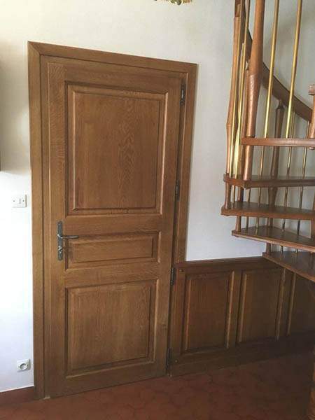 Porte intérieure bois pour salon Moulins