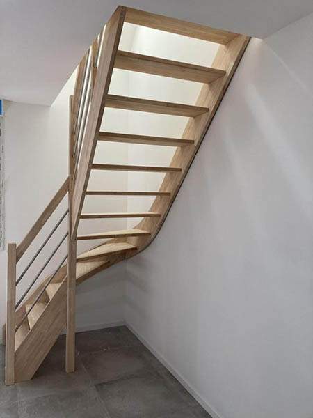 Escalier bois sur mesure Moulins